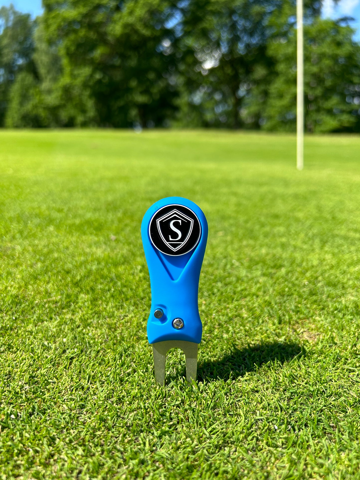 Blå Golf Repair Divot Tool