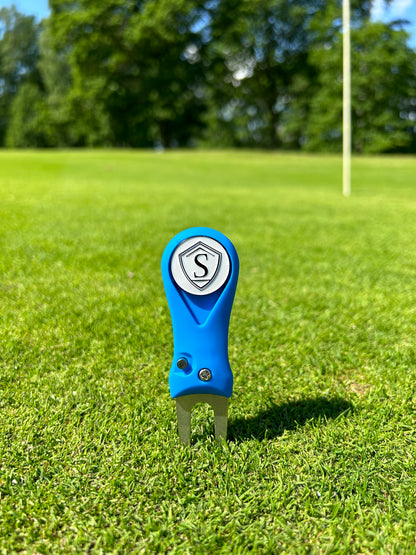 Blå Golf Repair Divot Tool