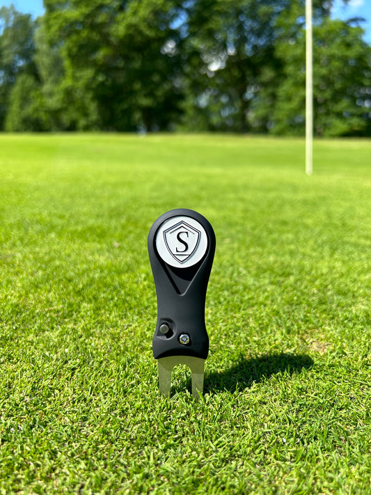 Svart Golf Repair Divot Tool